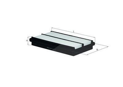 Mahle Luftfilter [Hersteller-Nr. LX1075] für Honda von MAHLE