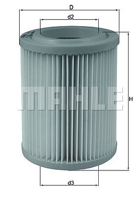 Mahle Luftfilter [Hersteller-Nr. LX1768] für Honda von MAHLE