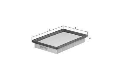 Mahle Luftfilter [Hersteller-Nr. LX790] für Hyundai von MAHLE