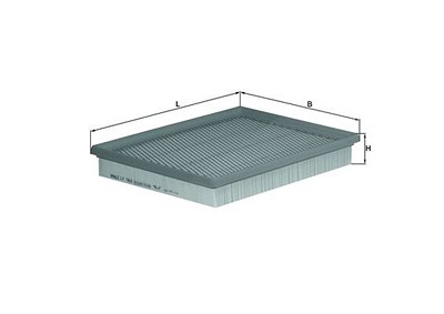 Mahle Luftfilter [Hersteller-Nr. LX1662] für Jeep, Mercedes-Benz von MAHLE