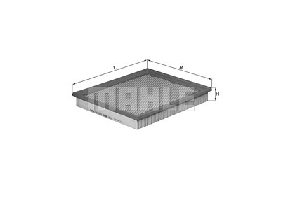 Mahle Luftfilter [Hersteller-Nr. LX1272] für Jeep, Nissan von MAHLE