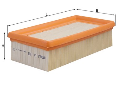 Mahle Luftfilter [Hersteller-Nr. LX1829] von MAHLE