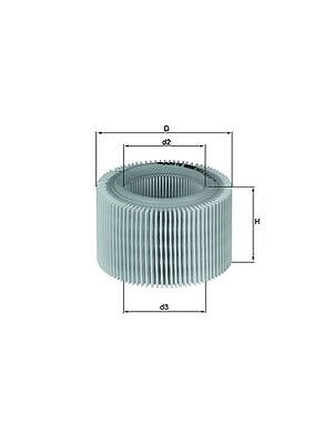 Mahle Luftfilter [Hersteller-Nr. LX718] von MAHLE