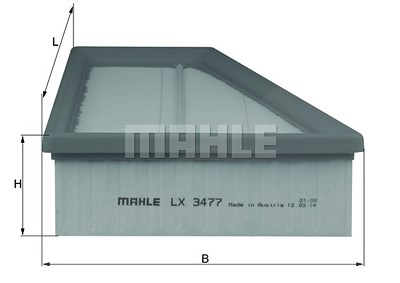 Mahle Luftfilter [Hersteller-Nr. LX3477] für Mercedes-Benz von MAHLE