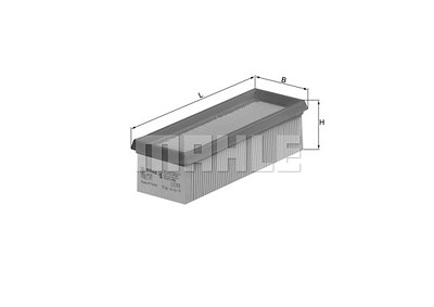 Mahle Luftfilter [Hersteller-Nr. LX788] für Nissan, Renault von MAHLE