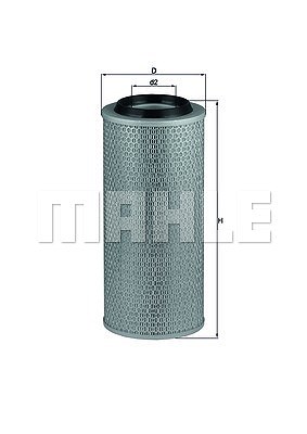 Mahle Luftfilter [Hersteller-Nr. LX2635] für Nissan von MAHLE