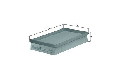 Mahle Luftfilter [Hersteller-Nr. LX737] für Opel, Suzuki, Vauxhall von MAHLE