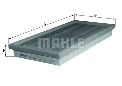 Mahle Luftfilter [Hersteller-Nr. LX261] für Porsche von MAHLE