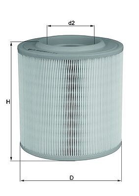 Mahle Luftfilter [Hersteller-Nr. LX3143] für Nissan von MAHLE