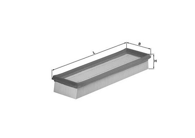 Mahle Luftfilter [Hersteller-Nr. LX509] für Aro, Renault von MAHLE