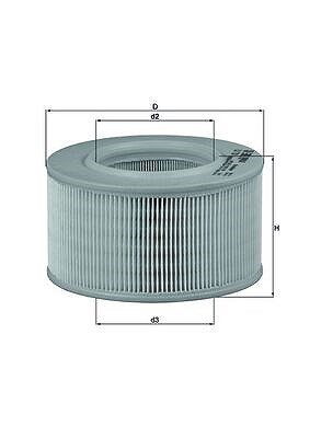 Mahle Luftfilter [Hersteller-Nr. LX720] für Saab, VW von MAHLE