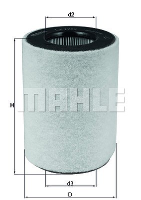 Mahle Luftfilter [Hersteller-Nr. LX1792] für Smart von MAHLE
