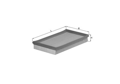 Mahle Luftfilter [Hersteller-Nr. LX1148] für Subaru, Suzuki von MAHLE