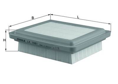 Mahle Luftfilter [Hersteller-Nr. LX1061] für Suzuki von MAHLE