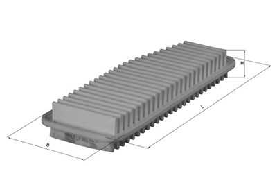 Mahle Luftfilter [Hersteller-Nr. LX1611] für Toyota von MAHLE