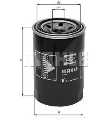 Mahle Ölfilter [Hersteller-Nr. OC217/6] für Fiat, Suzuki von MAHLE