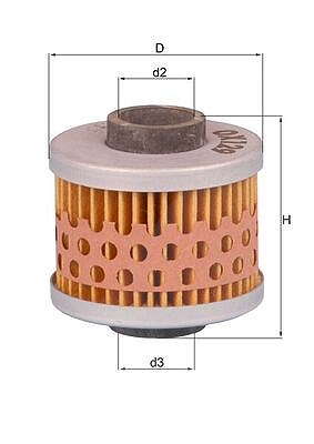 Mahle Ölfilter [Hersteller-Nr. OX129] von MAHLE