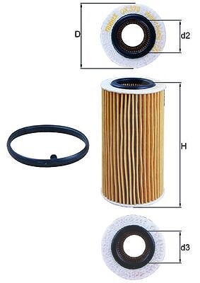 Mahle Ölfilter [Hersteller-Nr. OX370D1] für Volvo von MAHLE