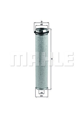 Mahle Sekundärluftfilter [Hersteller-Nr. LXS5/1] für Iveco von MAHLE