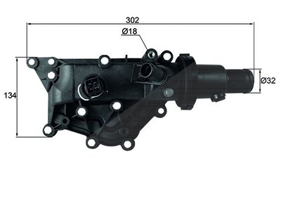 Mahle Thermostat, Kühlmittel [Hersteller-Nr. TH6089] für Renault von MAHLE