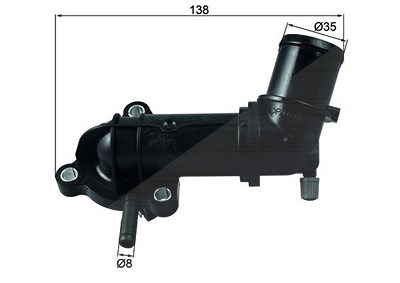 Mahle Thermostat, Kühlmittel [Hersteller-Nr. TI24588] für Alfa Romeo, Chevrolet, Fiat, Jeep, Lancia, Opel, Saab, Suzuki, Vauxhall von MAHLE
