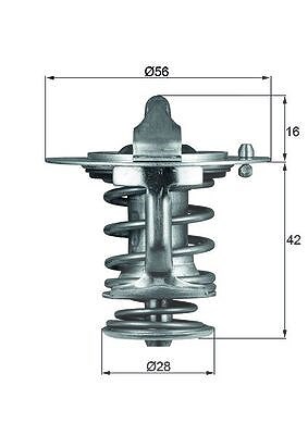 Mahle Thermostat, Kühlmittel [Hersteller-Nr. TX8376D] für Mitsubishi von MAHLE
