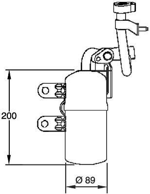 Mahle Trockner, Klimaanlage [Hersteller-Nr. AD280000P] für Volvo von MAHLE