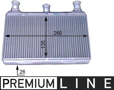 Mahle Wärmetauscher, Innenraumheizung [Hersteller-Nr. AH115000P] für BMW von MAHLE