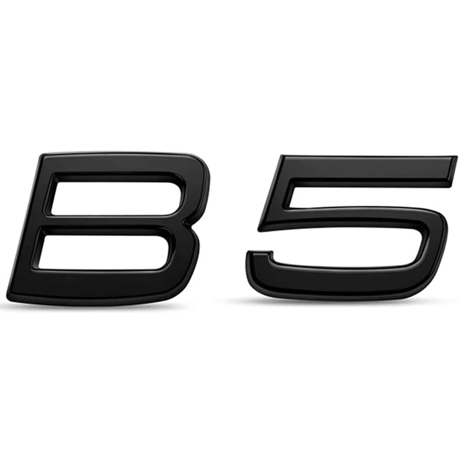 Auto Emblem für Volvo B6 B5, Front Motorhaube Kofferraum Badge Aufkleber Abziehbilder Karosserie Externe Dekoration Zubehör,B5- Black von MAIDETA