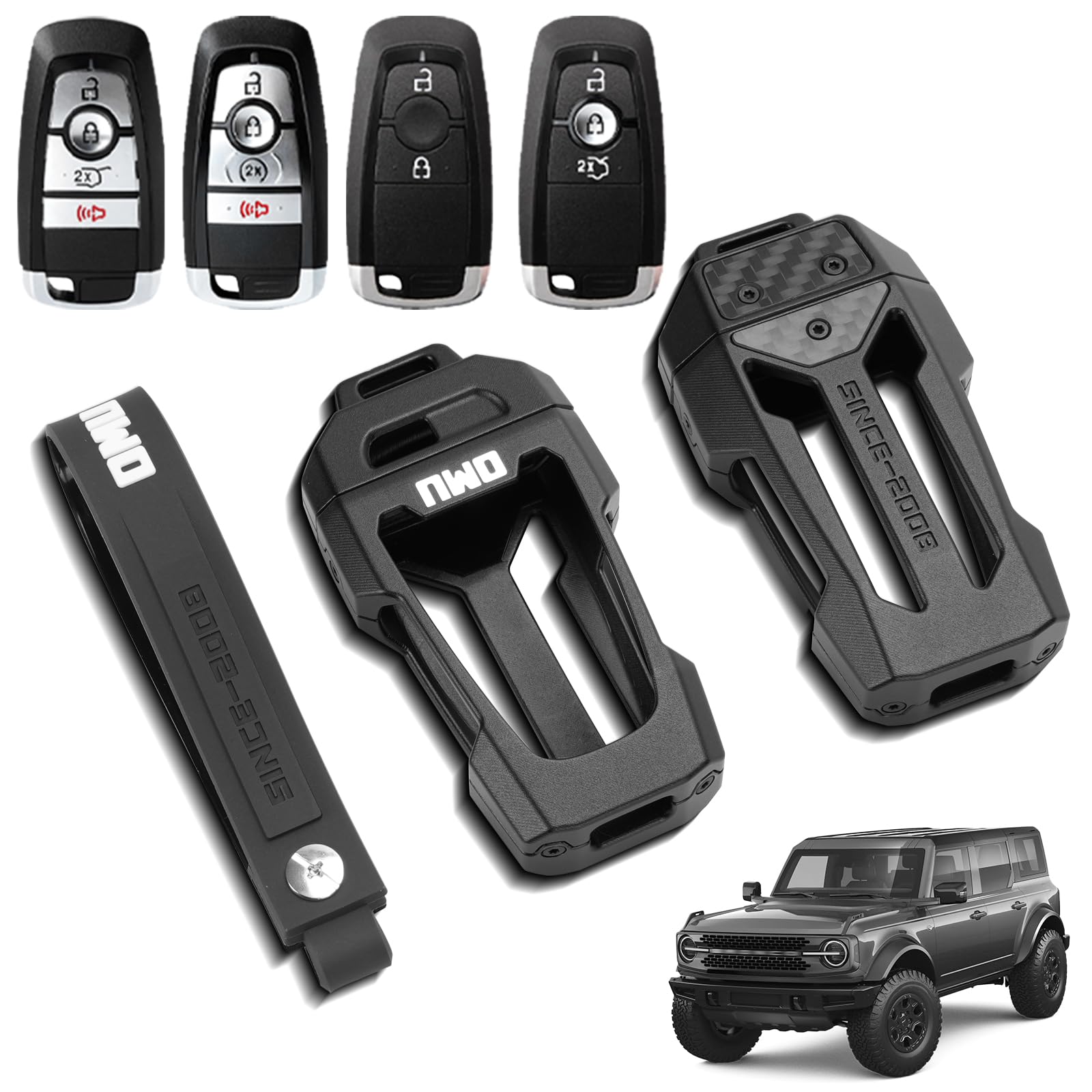 MAIKER Genesis Series Aluminium-Schlüsselgehäuse, Schlüsselanhänger, kompatibel mit Ford Bronco/F-150 Raptor/Explorer MAIKER Genesis Series Aluminium-Schlüsselgehäuse, Schlüsselanhänger, kompatibel mit Ford Bronco/F-150 Raptor/Explorer von MAIKER OFF ROAD