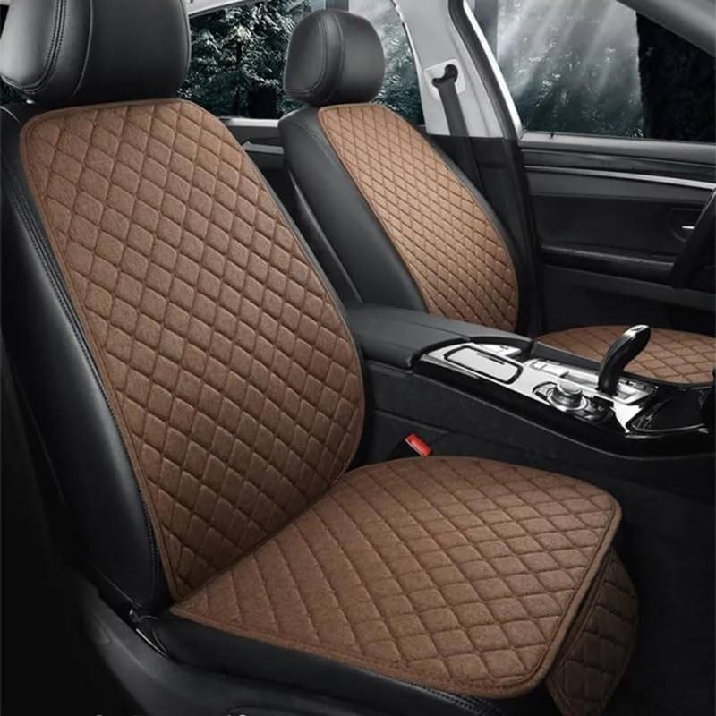 MAJHER Autositzbezüge Auto Sitzbezüge für Ma-serati Ghibli 2014-2023, Sitzauflagen Vorne Hinten Sitzschoner Atmungsaktiv rutschfest Interior zubehör,E/Brown von MAJHER