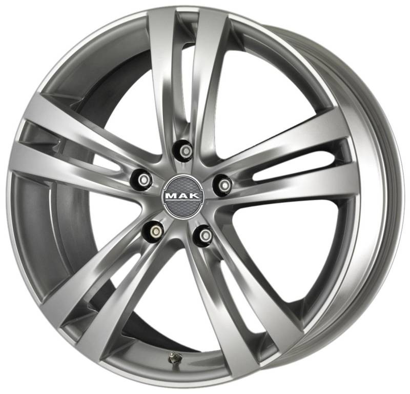 MAK Felge, 14" x 4.5", Hyper silver, PKW, 65 Load Index, 1 Stück von MAK