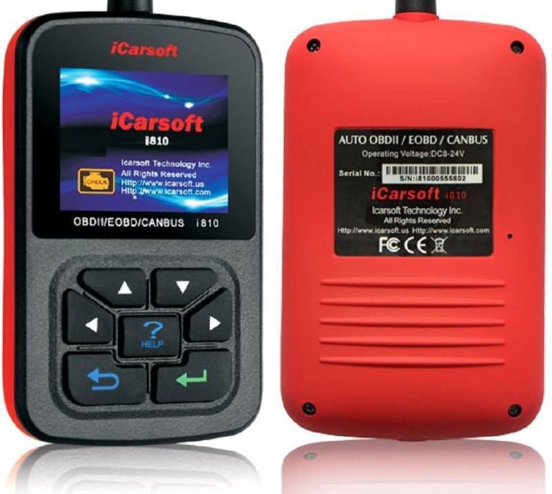 iCarsoft i810 Diagnosegerät OBD2 Diagnose Motorlam von MAL ELECTRONICS GMBH