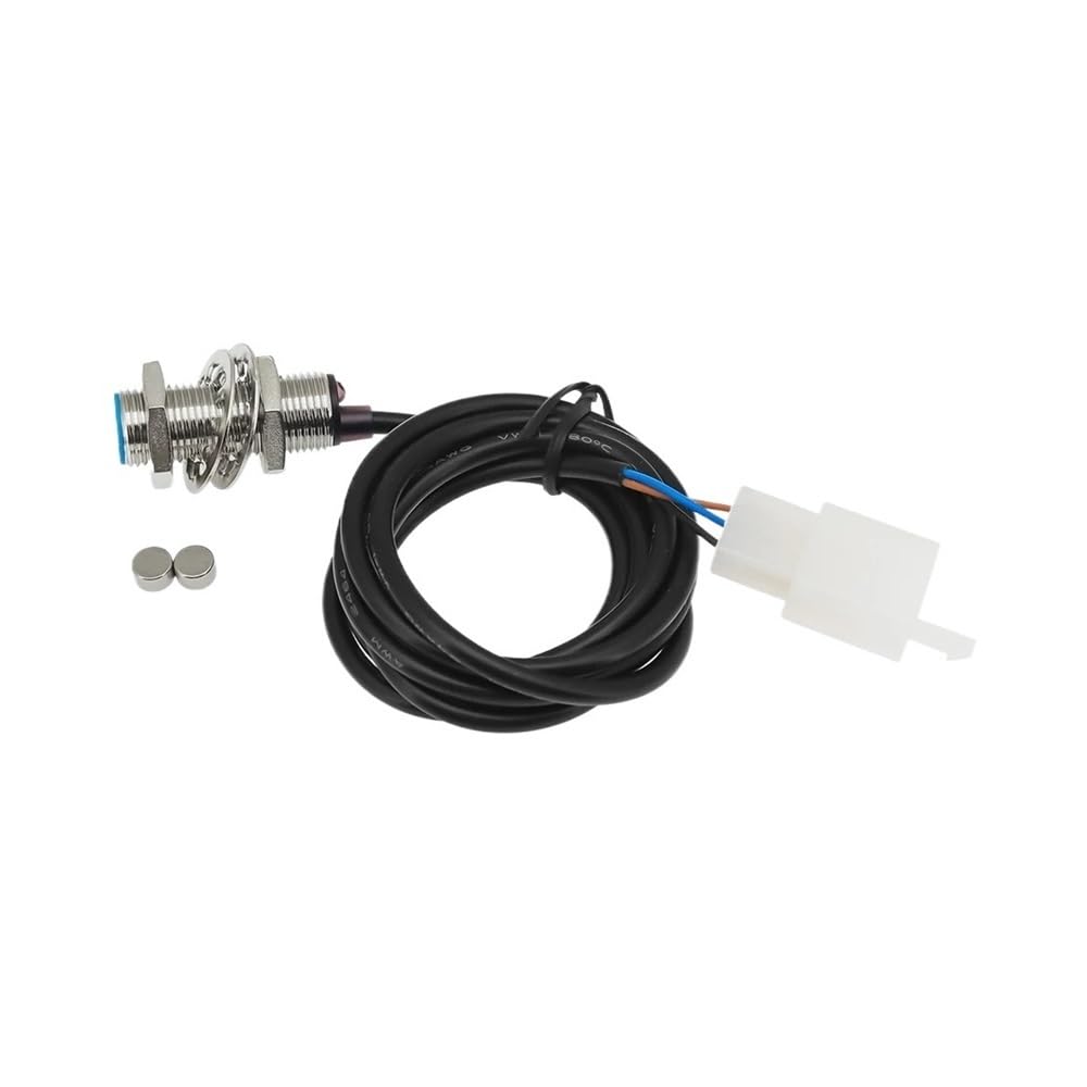 MALIYAE Armaturenbrett Display 12V Motorrad Digital Panel Universal Tachometer Kraftstoff Gauge Kit Drehzahlmesser Kilometerzähler Anzeige(Only 1pcs Sensor) von MALIYAE