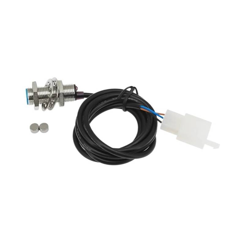 MALIYAE Armaturenbrett Display 12V Motorrad Digital Panel Universal Tachometer Kraftstoff Gauge Kit Drehzahlmesser Kilometerzähler Anzeige(Only 1pcs Sensor) von MALIYAE