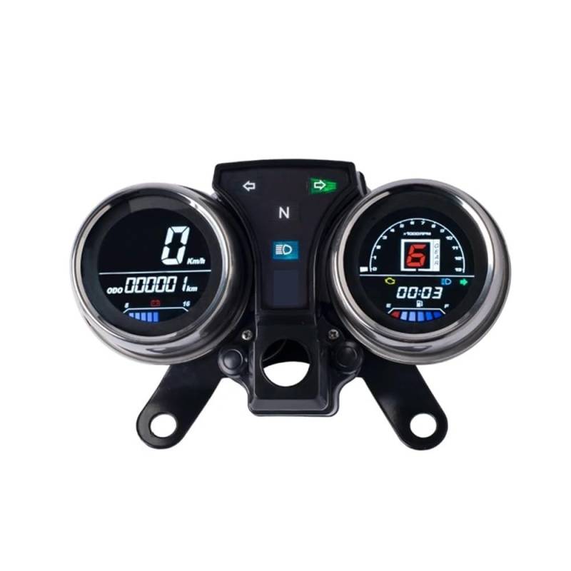 MALIYAE Armaturenbrett Display Digitale Meter Montage LCD-Computer-geschwindigkeitsmesser-grüne Motorrad LCD Meter Für CM125 Für CM150 Für V-Men Für SDH125 von MALIYAE