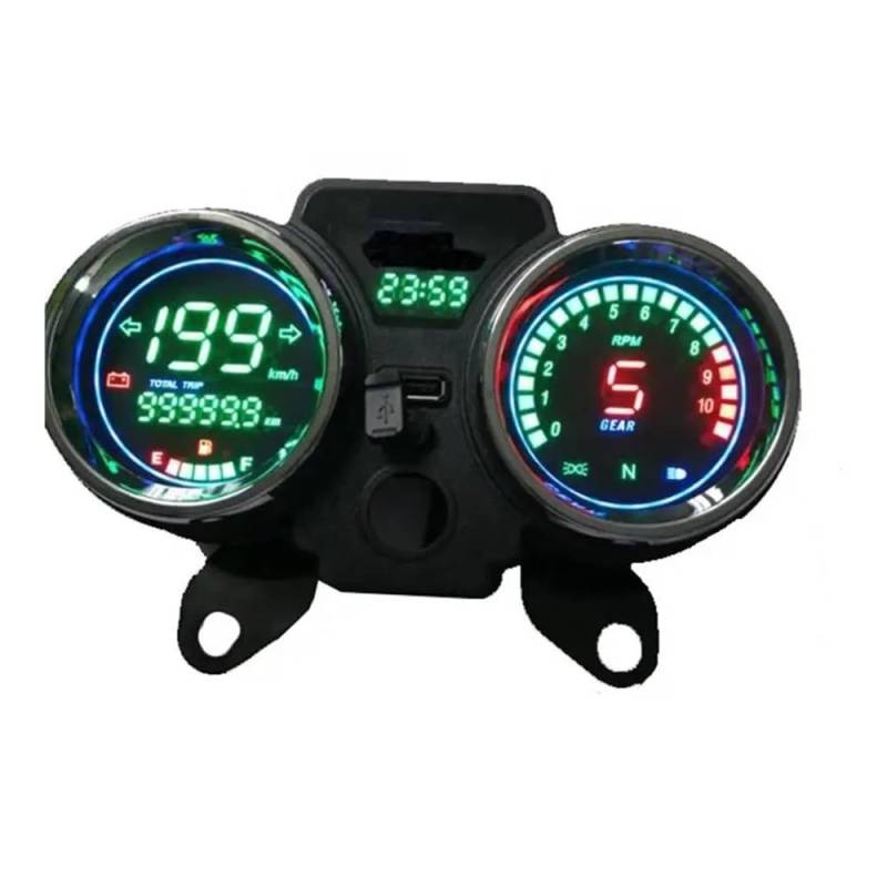 MALIYAE Armaturenbrett Display Digitales Motorrad-Geschwindigkeitsmessgerät Für CM125 von MALIYAE
