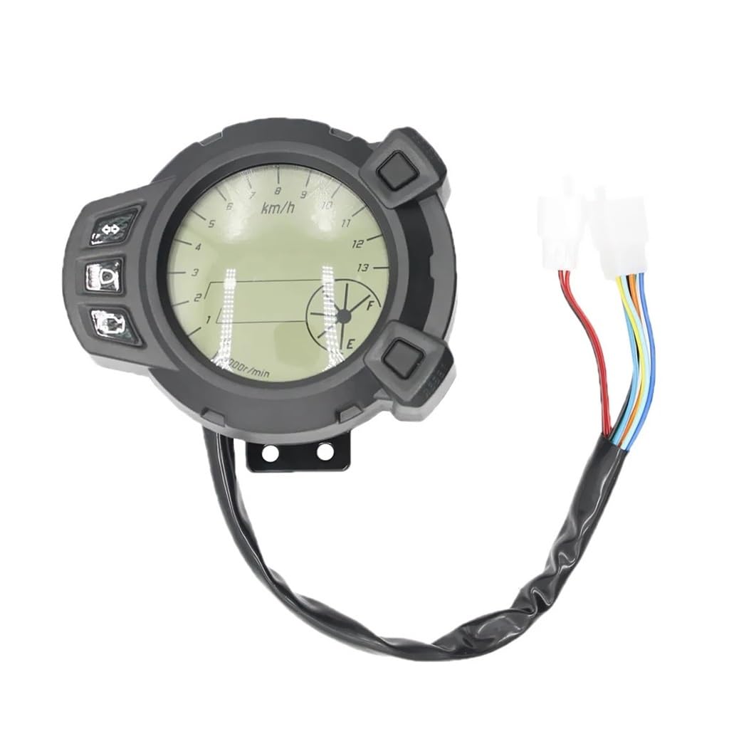 MALIYAE Armaturenbrett Display LCD Digital Tachometer Motorrad Tachometer-hre Kometerzähr 12V Für BWS125 MALIYAE Armaturenbrett Display LCD Digital Tachometer Motorrad Tachometer-hre Kometerzähr 12V Für BWS125 von MALIYAE
