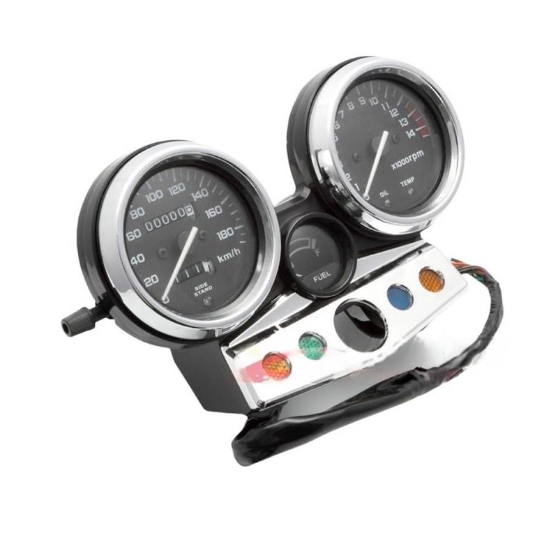 MALIYAE Armaturenbrett Display Messgeräte Cluster Tachometer Drehzahlmesser Kilometerzähler Instrumentenbaugruppe Für CB400 SF Für CB 400 Für MC31 1995–1998(95-96 White dial) von MALIYAE
