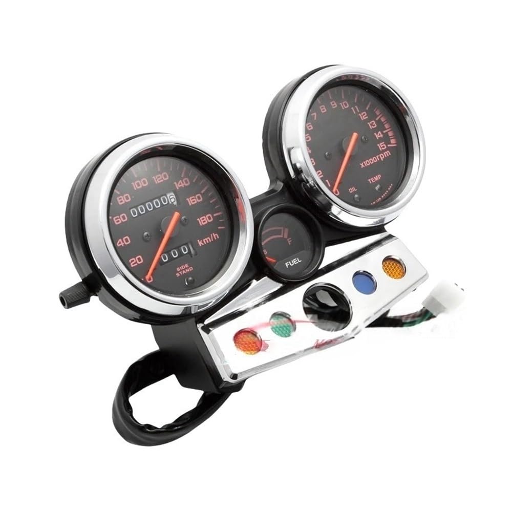 MALIYAE Armaturenbrett Display Messgeräte Cluster Tachometer Drehzahlmesser Kilometerzähler Instrumentenbaugruppe Für CB400 SF Für CB 400 Für MC31 1995–1998(97-98 Red dial) von MALIYAE