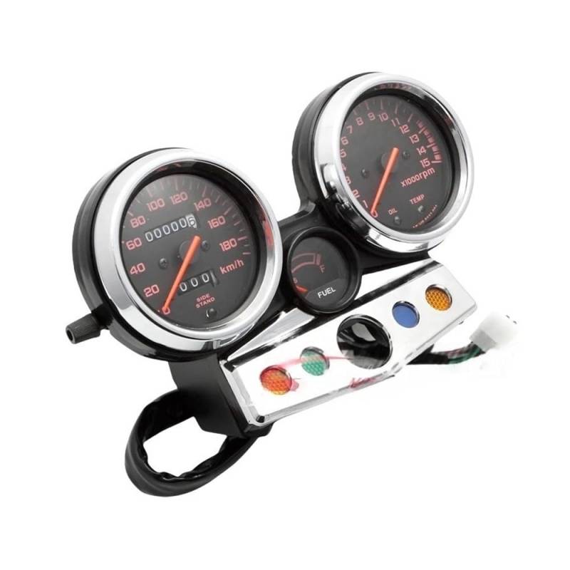 MALIYAE Armaturenbrett Display Messgeräte Cluster Tachometer Drehzahlmesser Kilometerzähler Instrumentenbaugruppe Für CB400 SF Für CB 400 Für MC31 1995–1998(97-98 Red dial) von MALIYAE