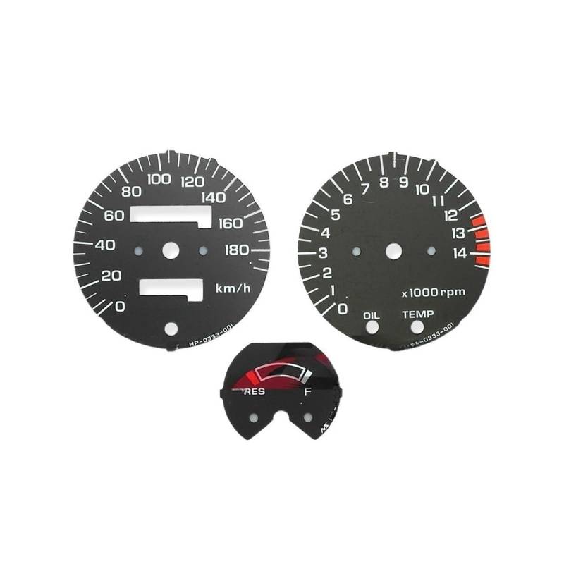 MALIYAE Armaturenbrett Display Messgeräte Cluster Tachometer Drehzahlmesser Kilometerzähler Instrumentenbaugruppe Für CB400 SF Für CB 400 Für MC31 1995–1998(Digital Dial White) von MALIYAE