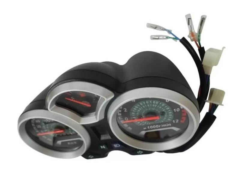 MALIYAE Armaturenbrett Display Motorrad Dashboard Digitale Motorrad Tacho Kilometerzähler Motorrad Zubehör Kompatibel Für Italika Für RC150 16-19 von MALIYAE