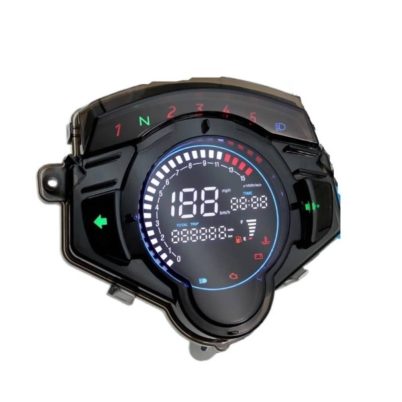 MALIYAE Armaturenbrett Display Motorrad Kilometerzähler Digital Meter LCD Tachometer Kraftstoff Ebene Für LC135 Für V2 /V3/ V4 /v5 /V6 von MALIYAE