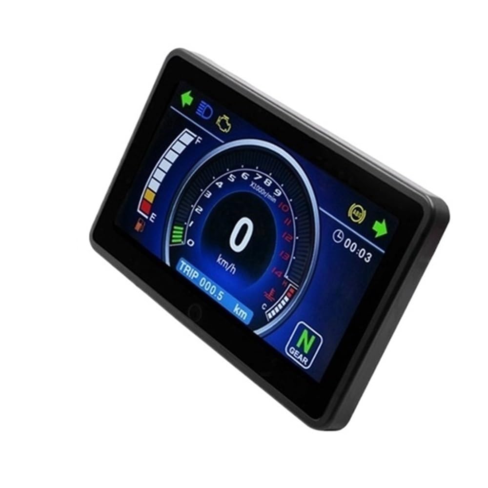 MALIYAE Armaturenbrett Display Motorrad LCD Kilometerzähler + Sensor Austauschbarer Tachometer Multifunktionsinstrument Für 1,2,4 Zylinr MALIYAE Armaturenbrett Display Motorrad LCD Kilometerzähler + Sensor Austauschbarer Tachometer Multifunktionsinstrument Für 1,2,4 Zylinr von MALIYAE