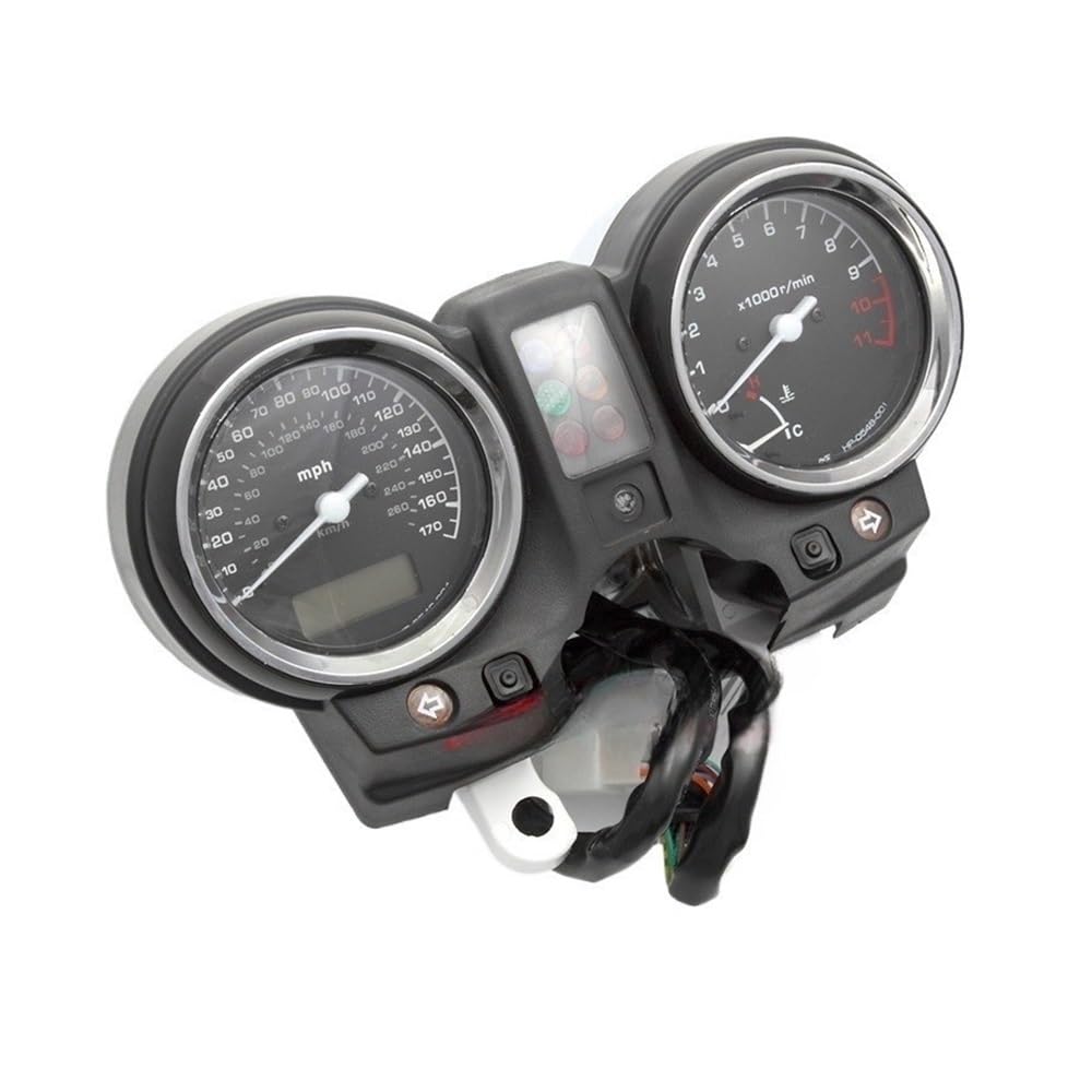 MALIYAE Armaturenbrett Display Motorrad Messgeräte Cluster Tachometer Drehzahlmesser Kilometerzähler KM/H RPM Instrument Meter Für CB900 Für Hornet 900 Für CB919F 2002-2007 von MALIYAE