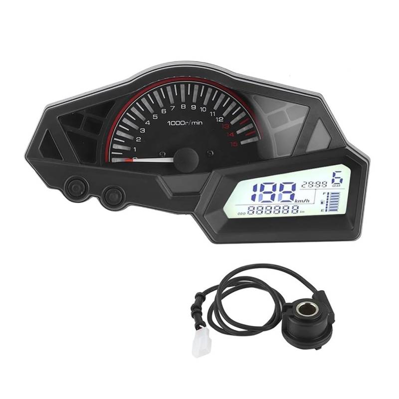 MALIYAE Armaturenbrett Display Motorrad-Tachometer, Motorrad-Messgeräte, Messgeräte, Tachometer Für Ninja 300 von MALIYAE
