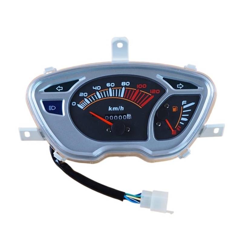 MALIYAE Armaturenbrett Display Motorrad Zubehör Instrument Panel Montage Licht-emittierende Zeiger Geschwindigkeit Stoppuhr Pedal Für CG125 von MALIYAE