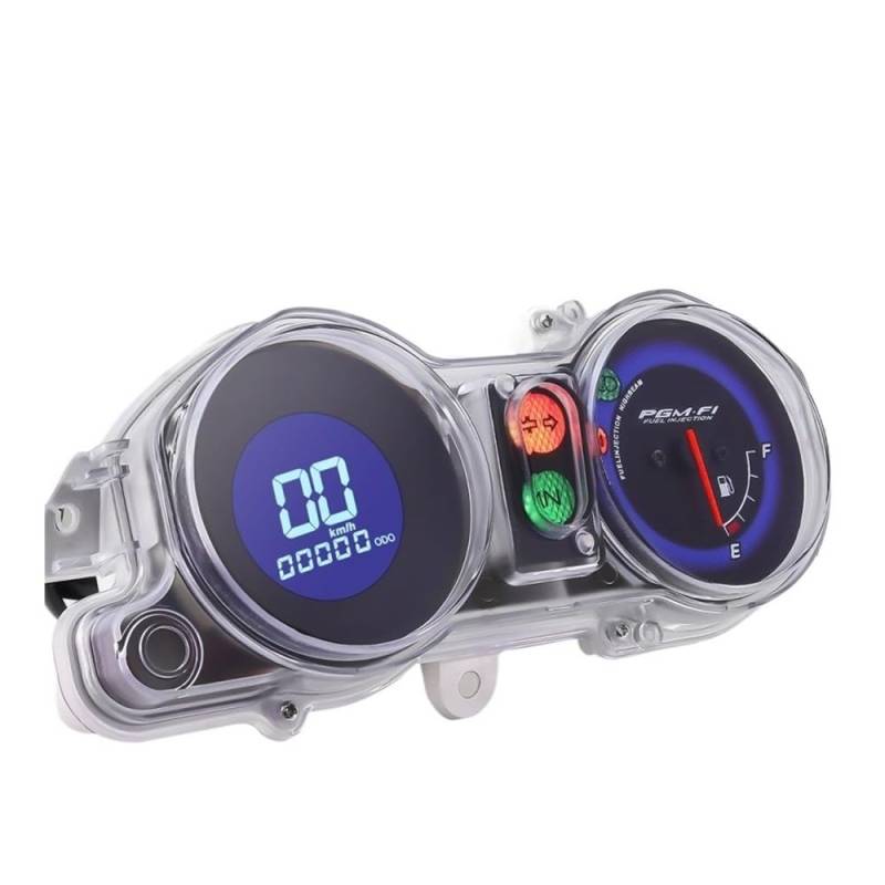 MALIYAE Armaturenbrett Display Multi-funktionen Motorrad Tachometer Digital Dashboard Moto RPM Tachometer Laufleistung Meter Universal Für Brasilien Für Titan 150 von MALIYAE
