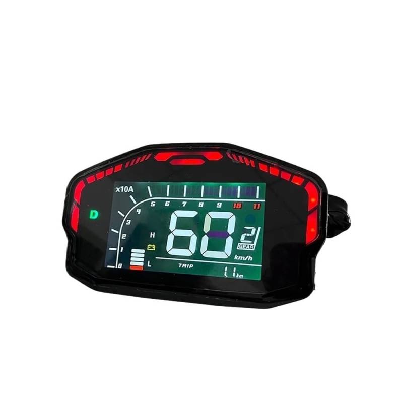 MALIYAE Armaturenbrett Display Tachoanzeige LCD Einstellbare Kommunikation Für Motorrad-Fardriver-Controller(84v with Bracket) von MALIYAE